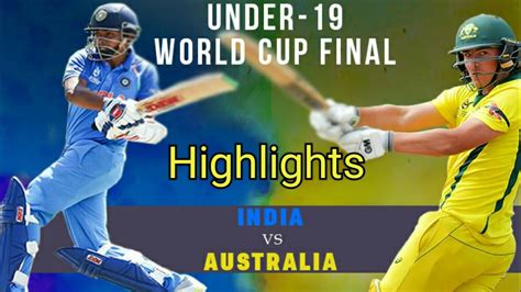 india vs australia u19 live score final